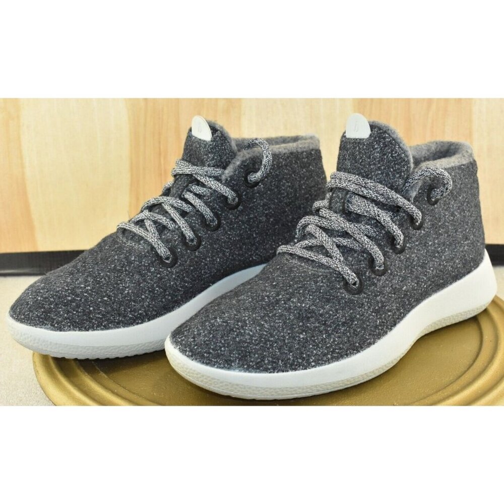 Allbirds Mizzles Womens Shoes Size 8 Gray Merino Wool Runner Mid Ankle Sneakers